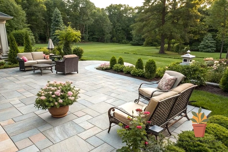 25 Stunning Patio Extension Ideas Ideas for Every Budget 21 Two-Tone Paver Design
