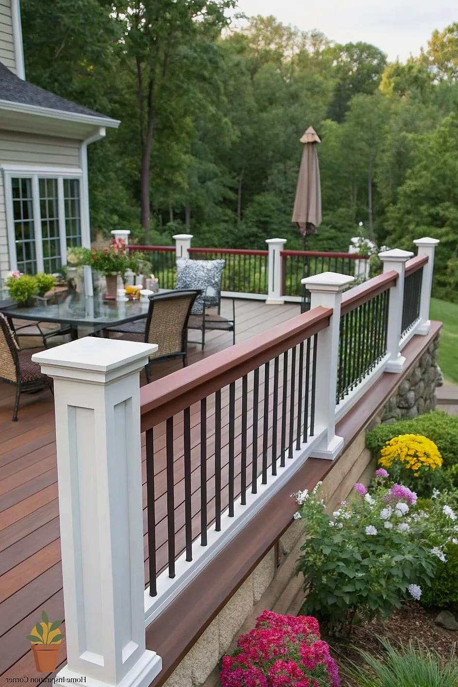 Two-Tone Painted Railing