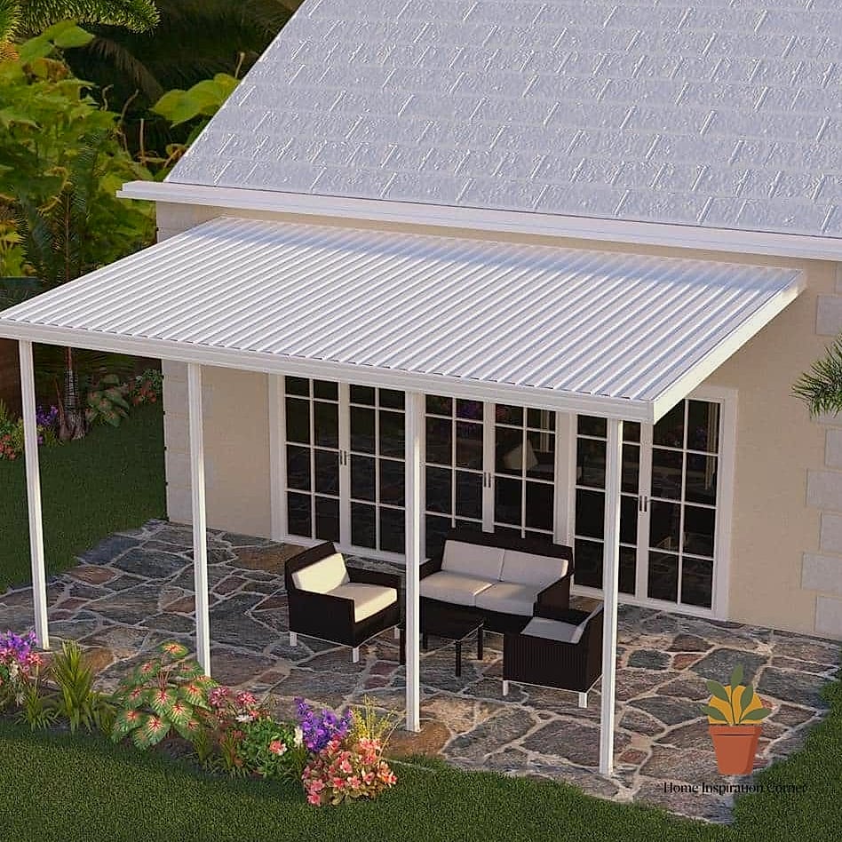 Two-Tone Patio Cover Design