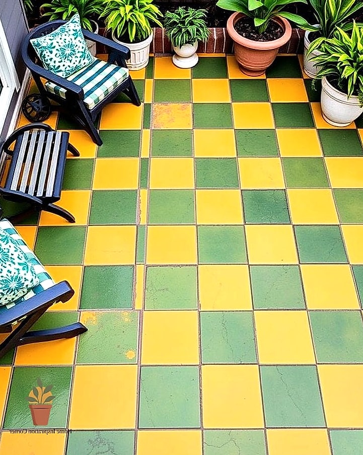 Two-Tone Checkerboard Pattern