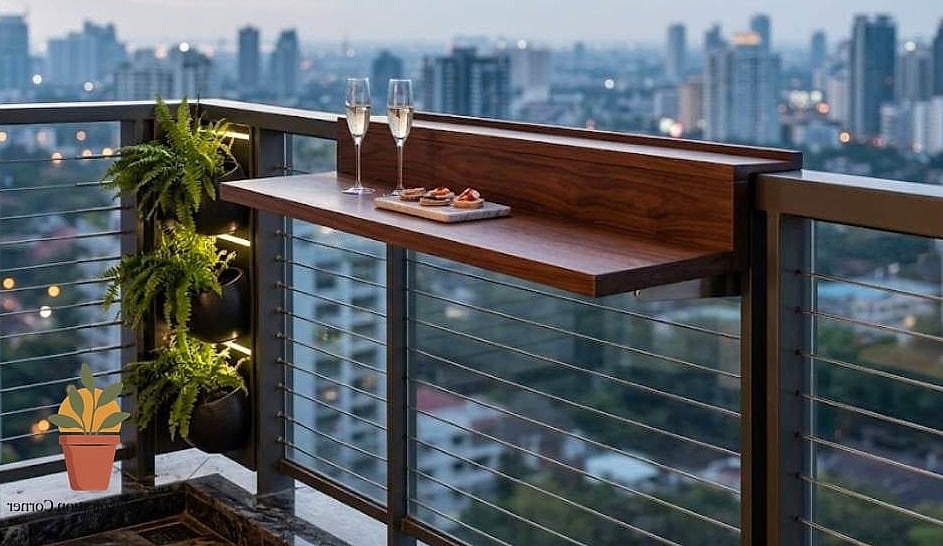 Two-Toned Grill Cabinet with Hidden Propane Tank