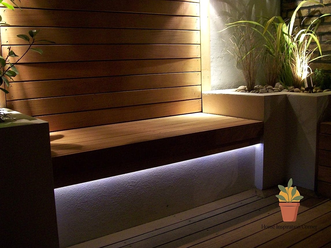 Under-Bench or Under-Seat Lighting