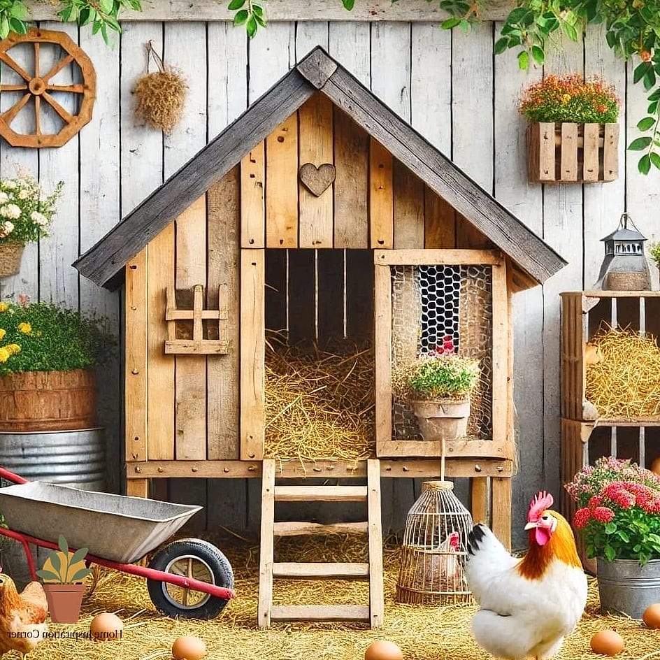 The Upcycled Wine Barrel Coop