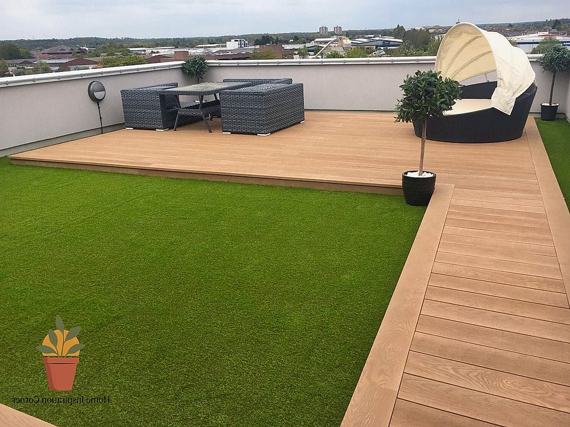 Use Faux Grass for a Softer Underfoot Feel