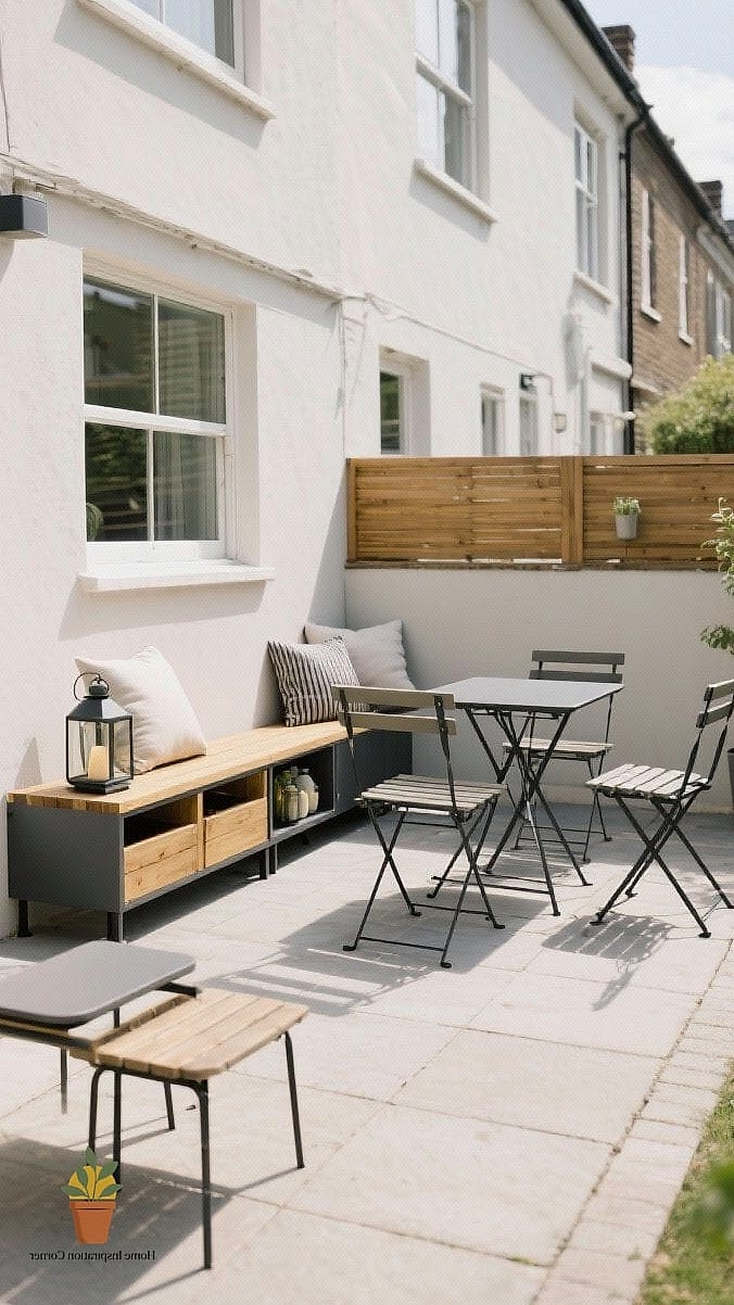 Use Furniture That Folds or Stacks