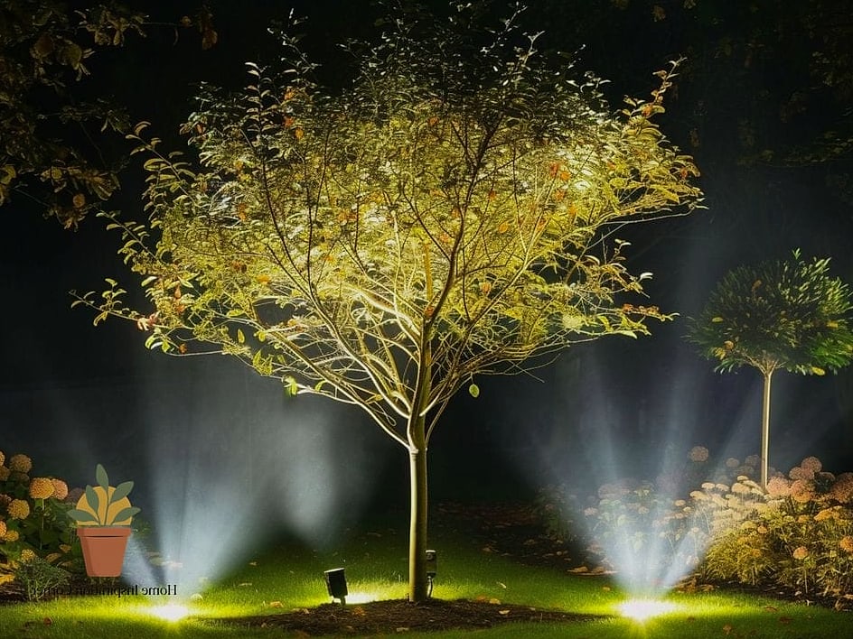Use Spotlights to Frame a Tree From the Ground