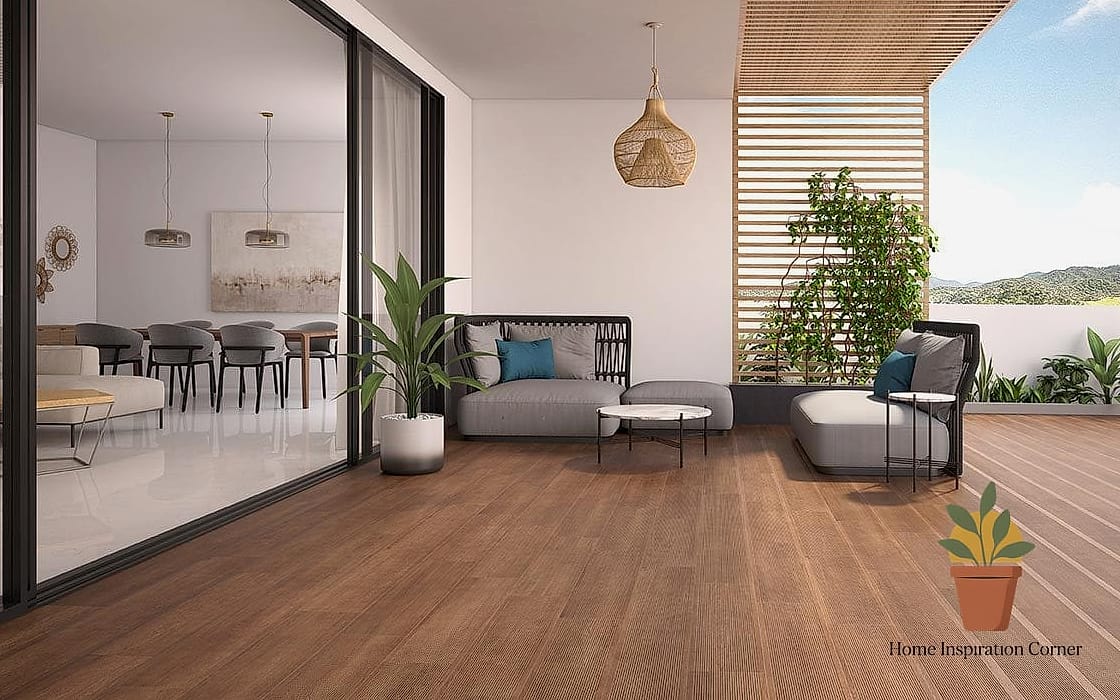 Use Wood-Look Tile for Warmth Without the Maintenance