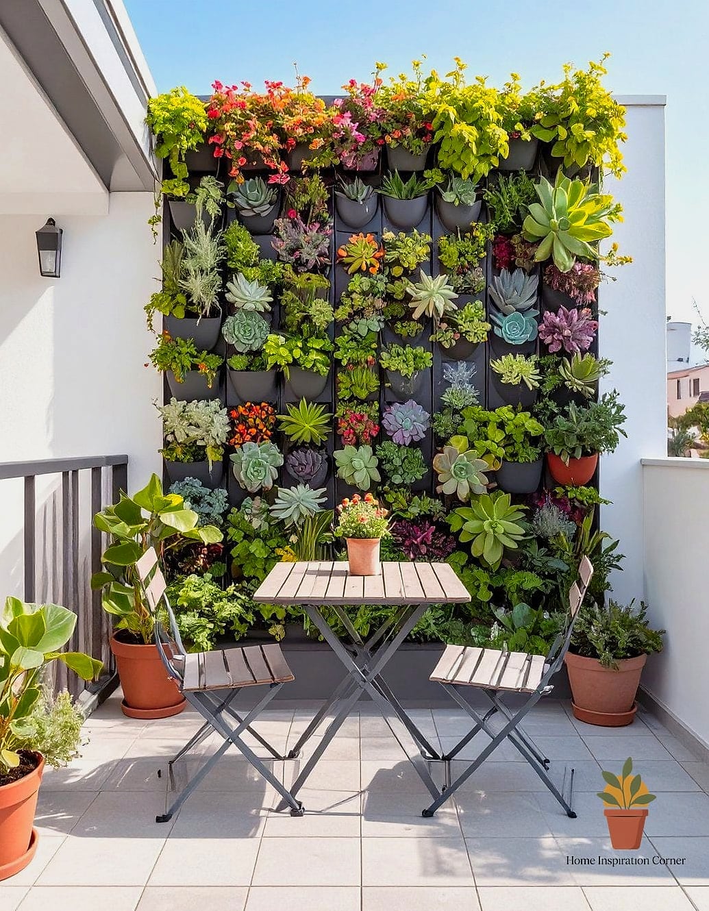 17 Small Patio Ideas Designs That Maximize Style and Function 3 Vertical Garden Wall