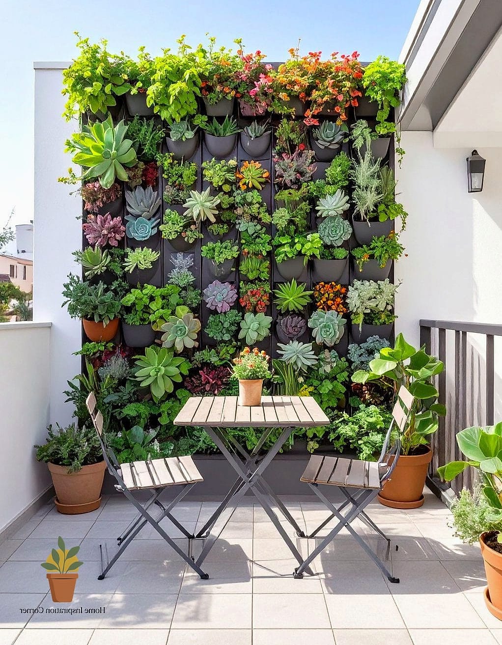 23 Small Outdoor Patio Ideas Designs You Need to See Right Now 3 Vertical Garden Wall