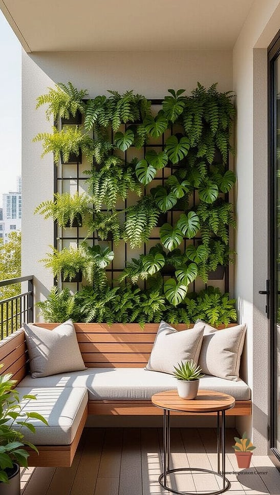 Vertical Gardens Instead of Pots on the Floor