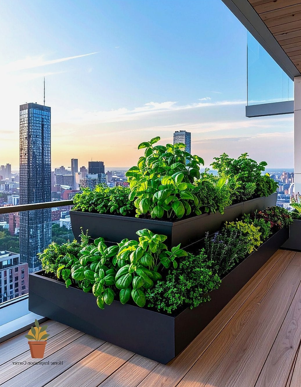 Vertical Herb and Flower Wall