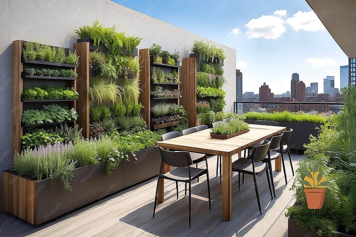 Vertical Herb and Vegetable Gardens