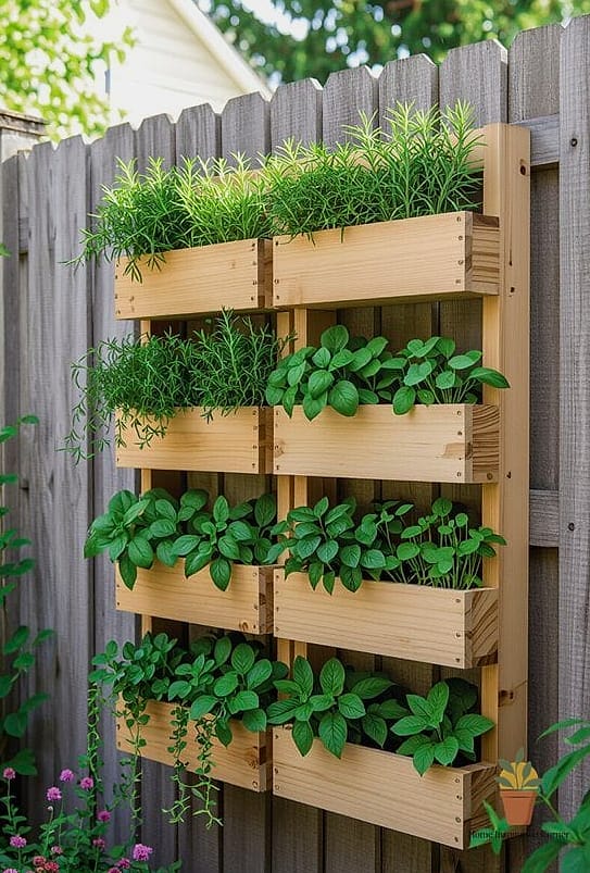 Vertical Herb and Plant Wall