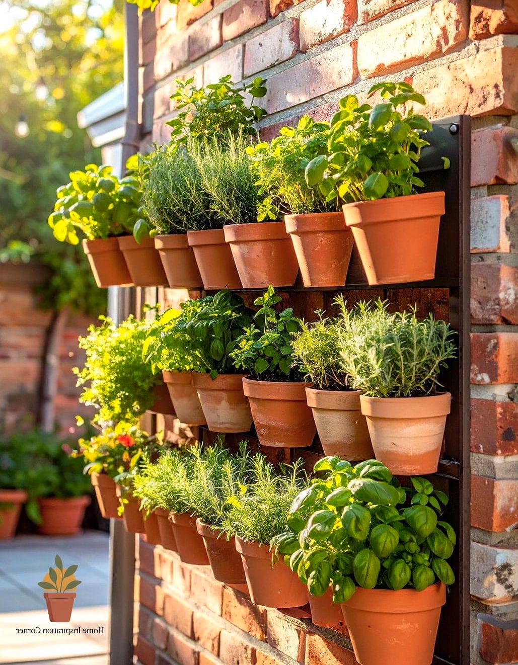 Vertical Herb and Vegetable Walls