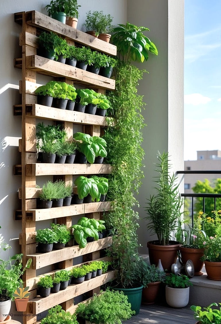Vertical Pallet Garden