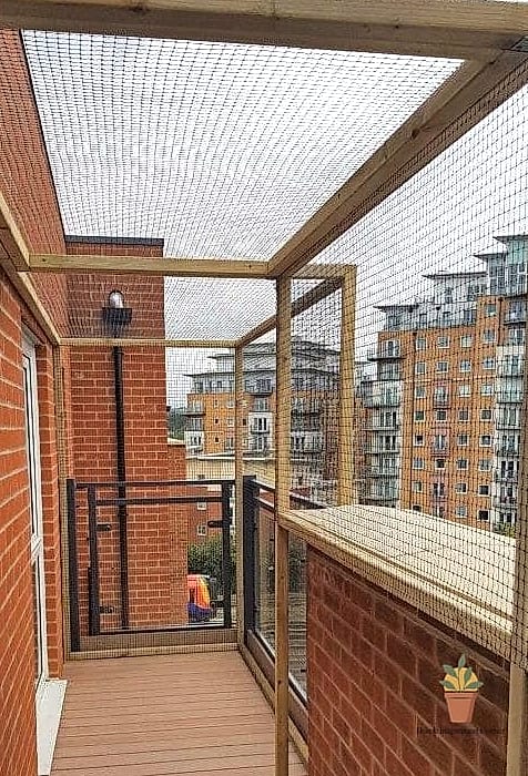 Vertical Wood Slat Screening