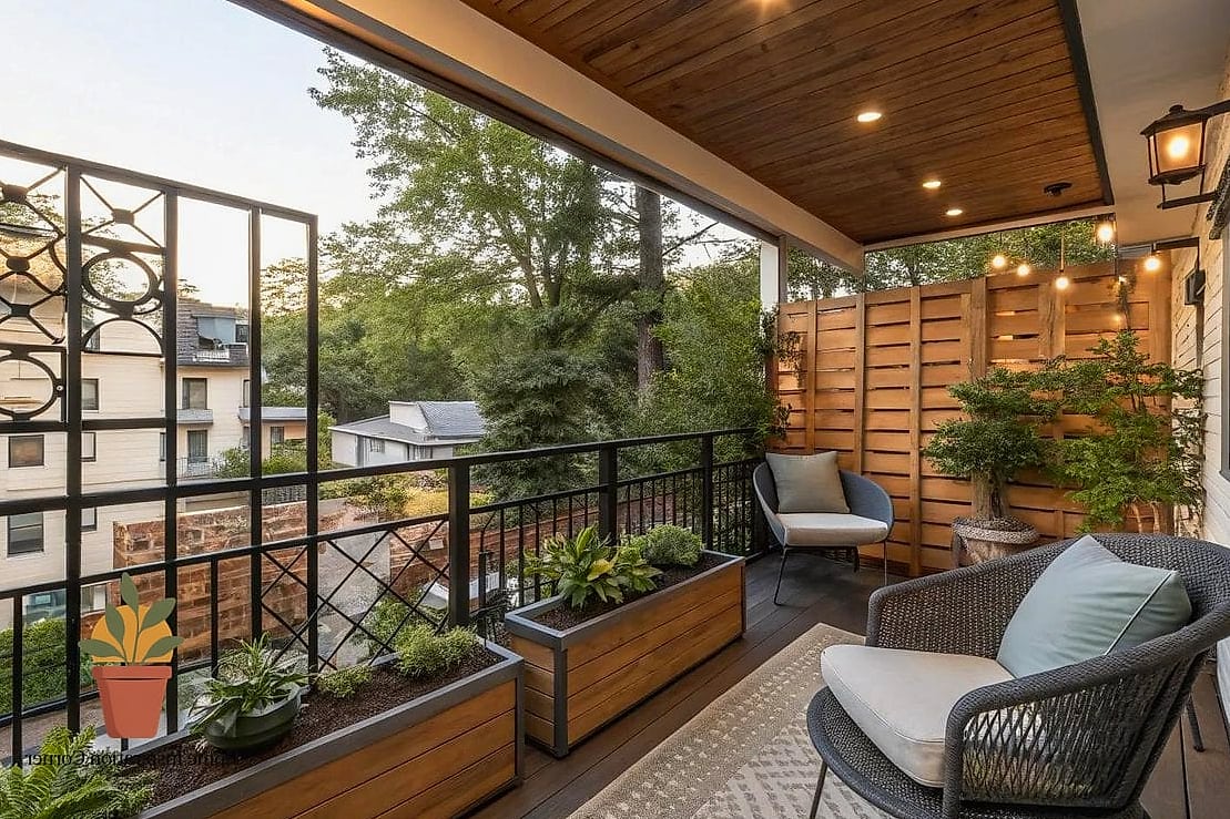 Vertical Wood Slat Fence