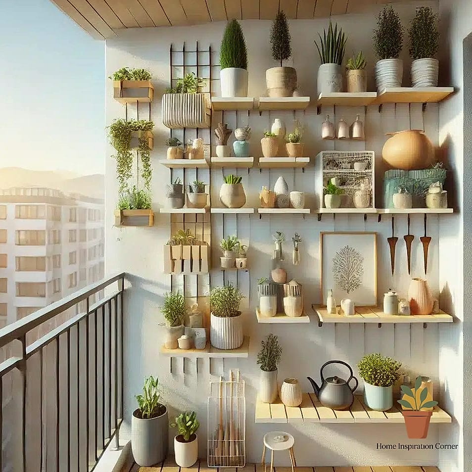 23 Balcony Decoration Ideas Looks We're Obsessed With This Year 20 Wall-Mounted Planters