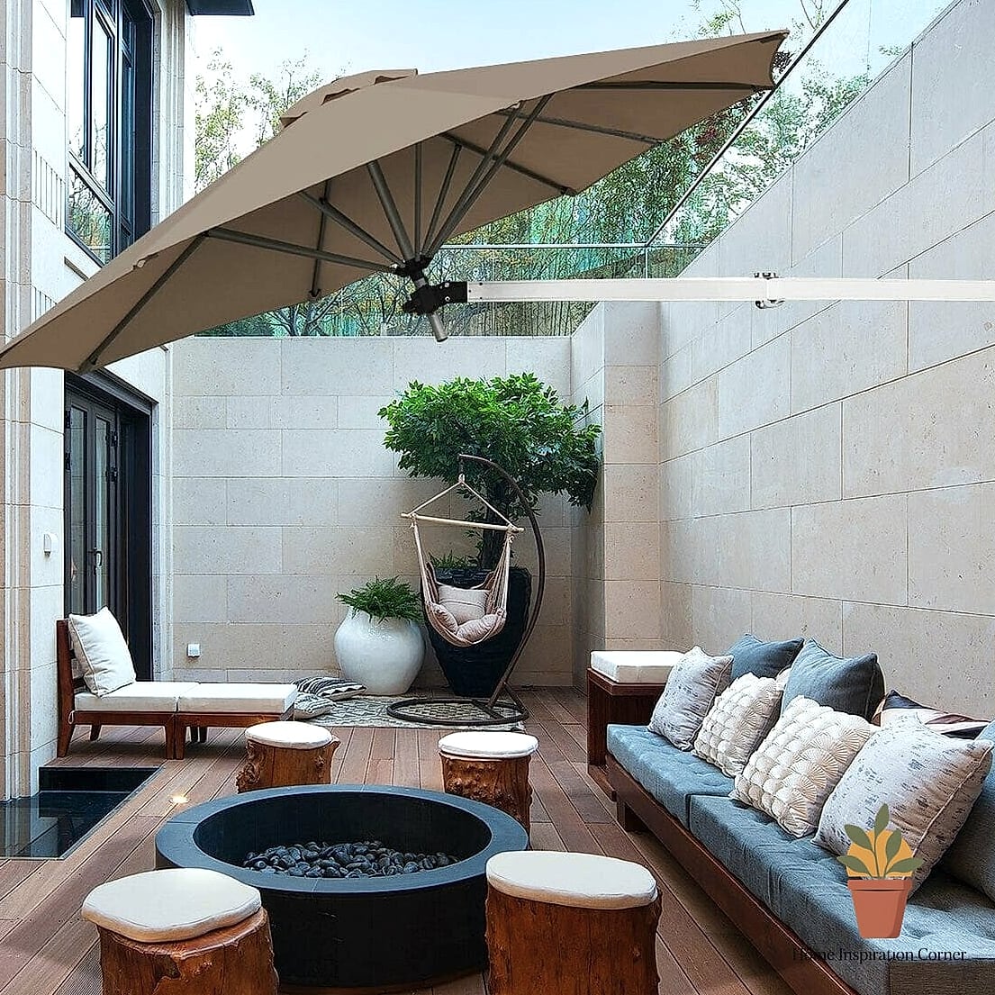 A Wall-Mounted Water Feature
