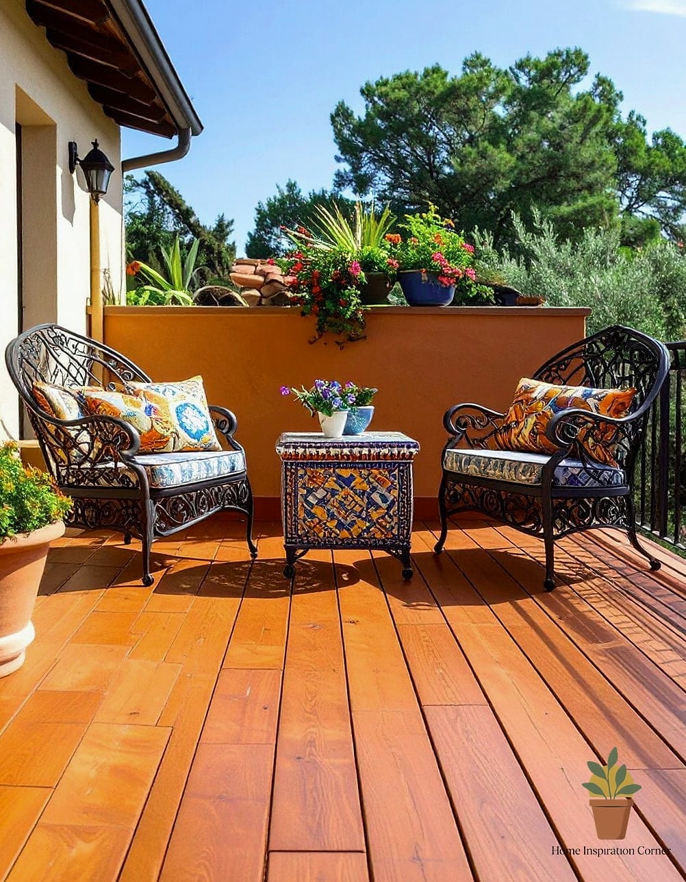 30 Deck Colors Ideas Paint Looks We're Obsessed With This Year 7 Warm Terracotta