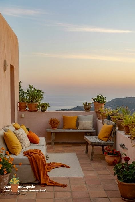 Warm Terracotta for a Mediterranean Feel