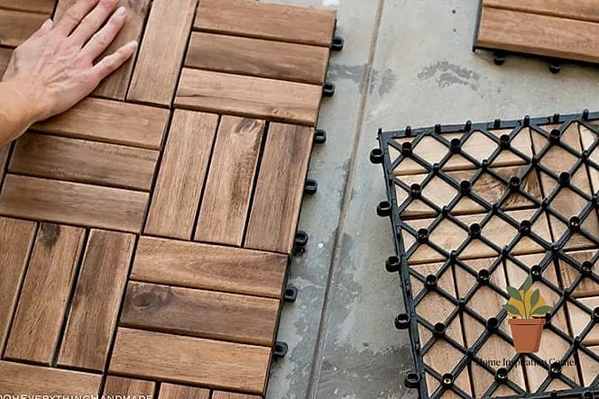 Warm Wood-Look Porcelain Tile