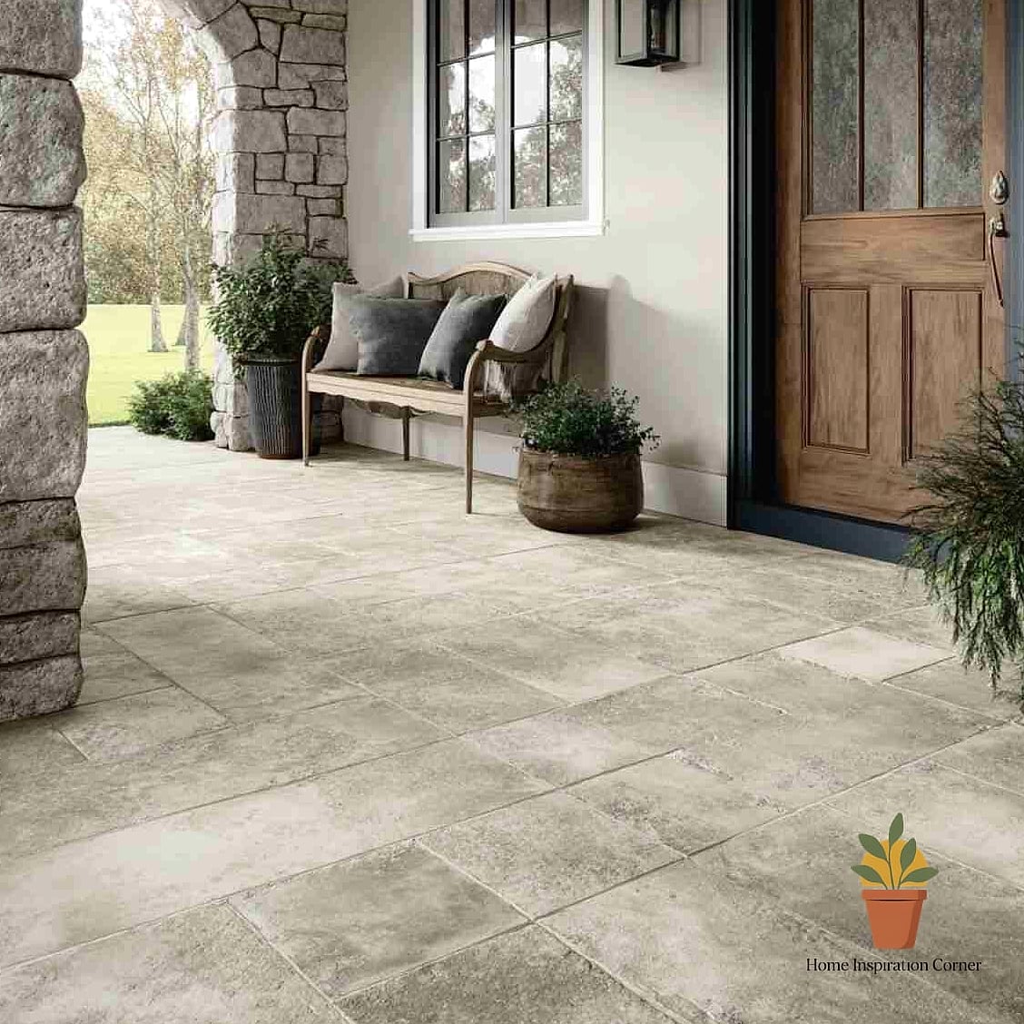 Weathered Stone Look Porcelain