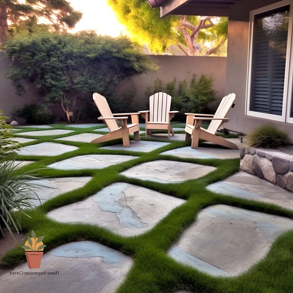 Weed-Choked Gravel Patio Rebuilt from Scratch