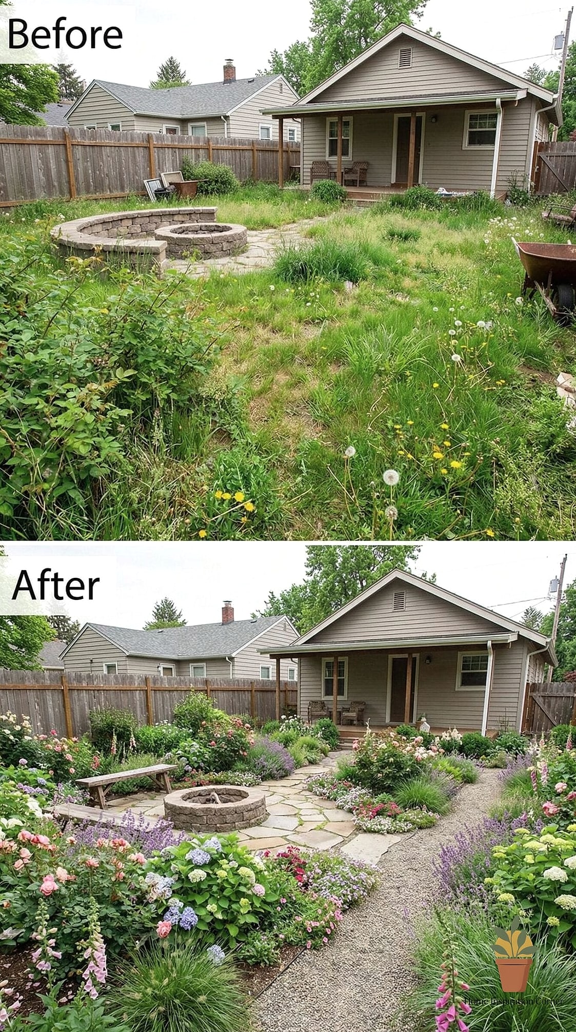 Weedy Garden Bed to Raised Bed Vegetable Garden