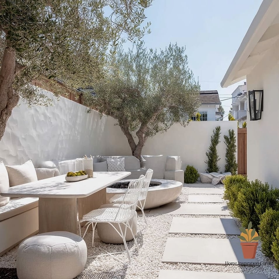 Whitewashed Stucco Walls