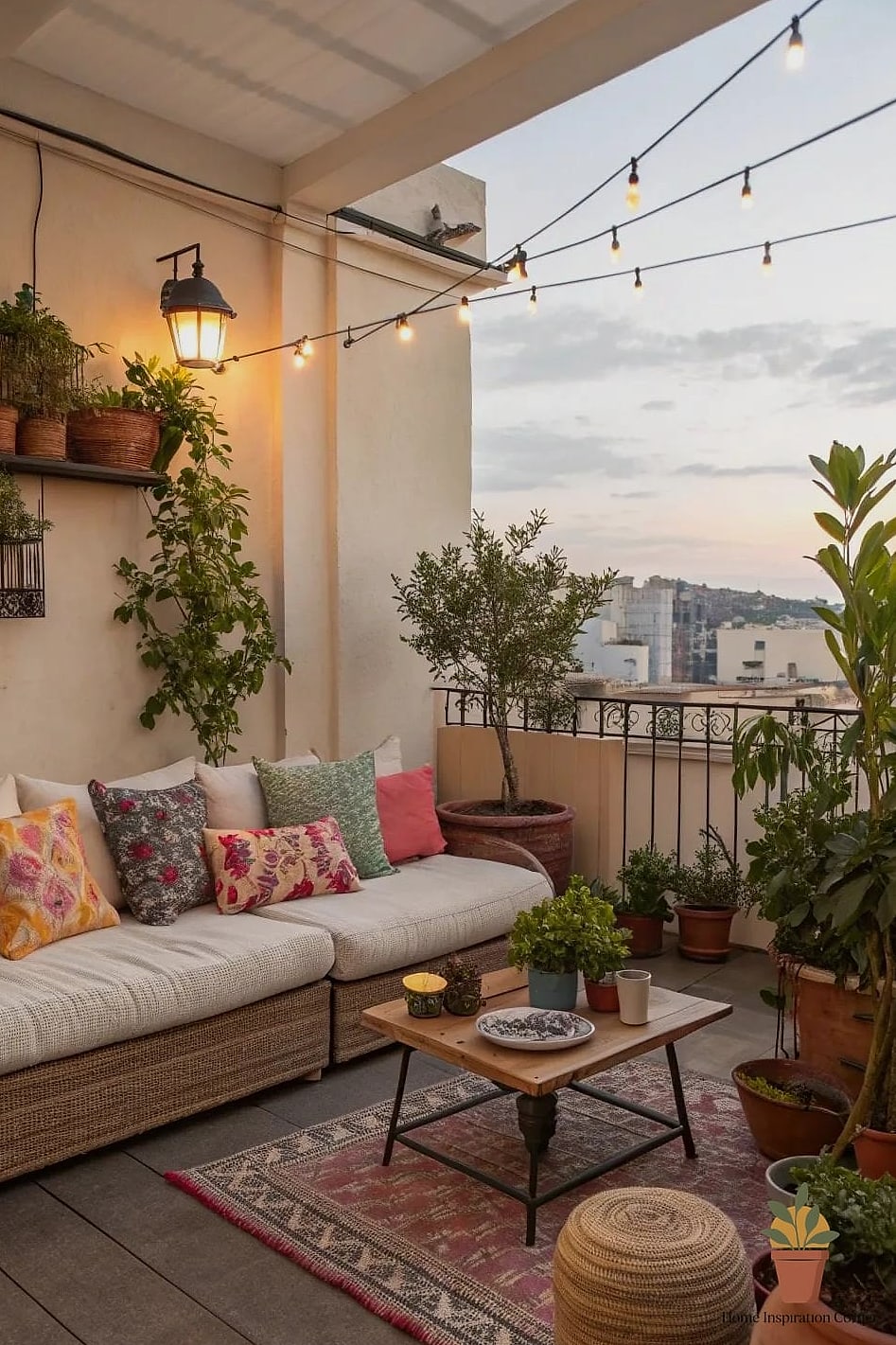 22 Terrace Decoration Before and After Transformations to Inspire 17 Windy Terrace Softened with a Bamboo Privacy Screen