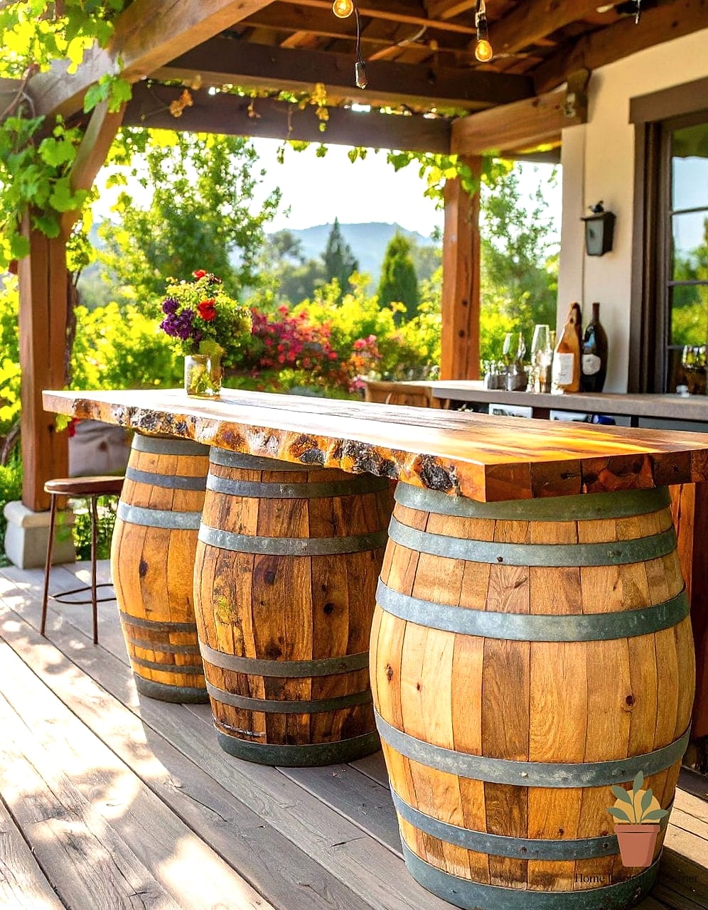 Wine or Beverage Bar Nook
