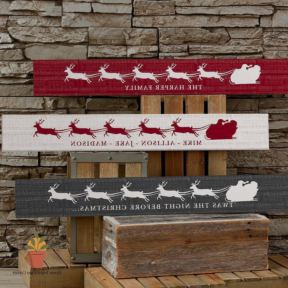 Wooden Christmas Sign or Marquee Letters