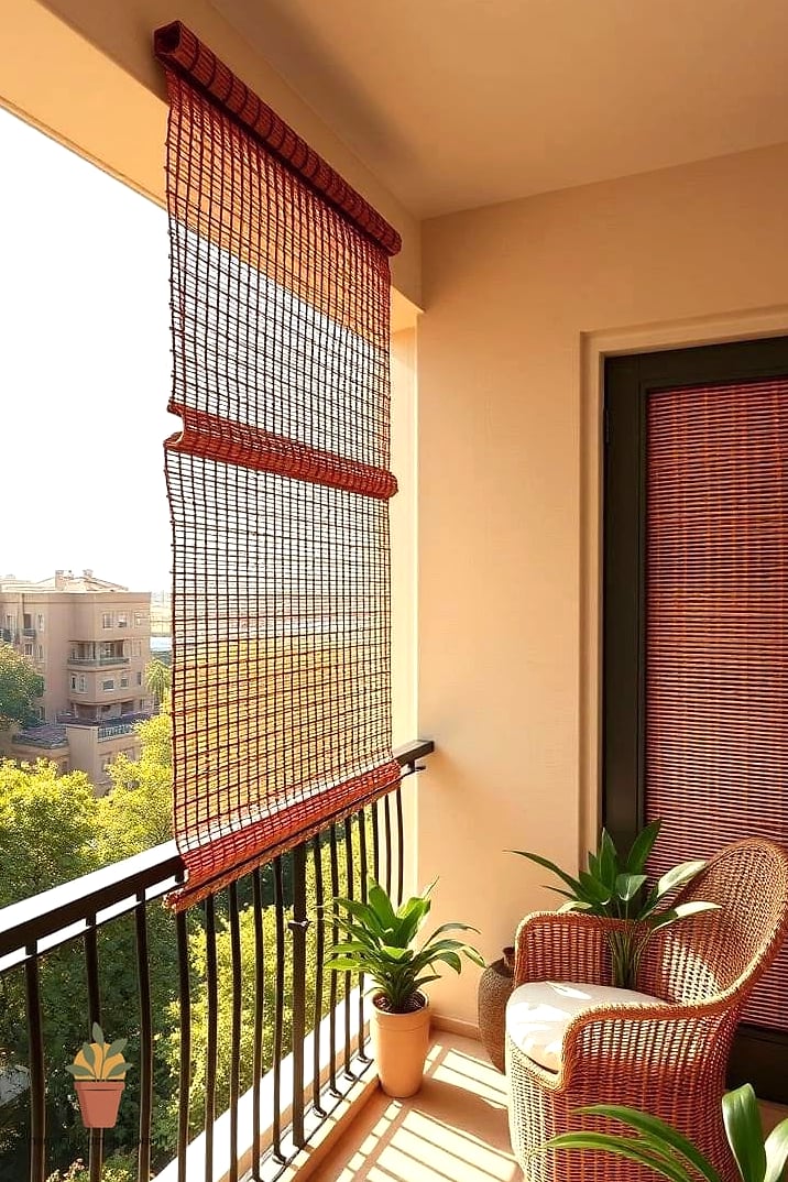 Woven Rattan Fence Panels