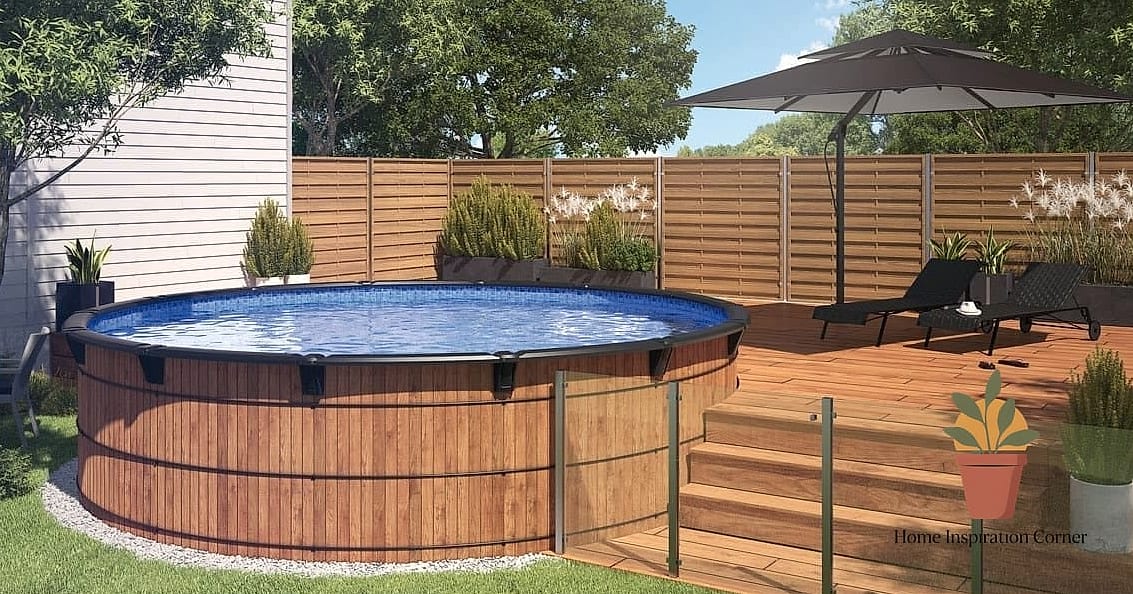 Wraparound Wood Deck