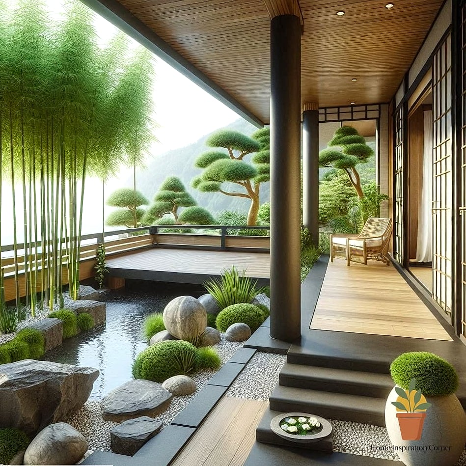 Zen Rock Garden Corner Diagrams